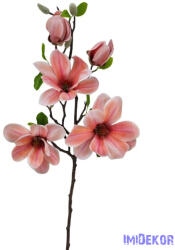Magnolia ág 70cm - Barackos Rózsaszín