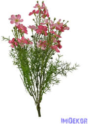  Apró virágos műzöld csokor 40cm - Rózsaszín