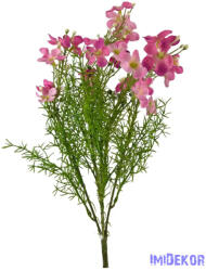  Apró virágos műzöld csokor 40cm - Pink