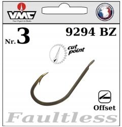 VMC 10 x VMC Akasztó Faultless Spade End 9294 Bz Nr. 3 (9294 BZ 3)