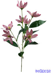  Virágos ág 79cm - Rózsaszín