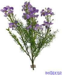  Apró virágos műzöld csokor 40cm - Lila