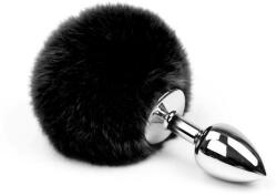 Passion Labs Anal Plug Bunny Buttplug, Small, Silver/Black