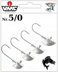 VMC Erie Jig Álló Szánkófej Horog NI-Nr. 5/0 gr 10 -14 -18 -22 4. szt (9247 NI 4/0 10-14-18-22)