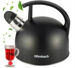 Ofenbach Acél Vízforraló Síppal Gáz Indukciós 1, 5 L Ofenbach (CZAJNIK 1.5L)