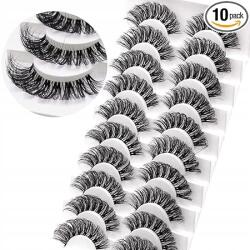  Veleasha műszempilla átlátszó D-alakú pánttal (B0B119VRCJ)