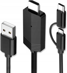 MiraScreen LD24 Hdmi Usb Type-C kábel 2m Android okostelefonokhoz (LD24)