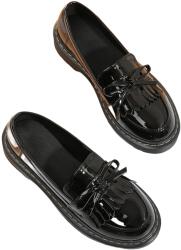 Shein Felcsúsztatható naplopók masnival, műbőr, 38 Eur (swshoes08200616863)