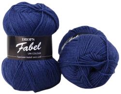 DROPS Design Fabel Uni 107 kék Drops (70717230)
