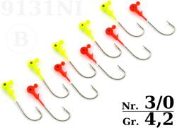 VMC 10 X Tőkehal Jig Ugró VMC 9131 Nr. 3/0 4, 2gr/B (9131 NI 3/0 -4,2)
