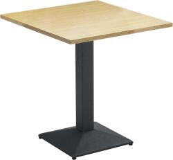 Mobikon Masa metal negru DTD laminat stejar sonoma Rinaldo 70x70x75 cm (0000413781)