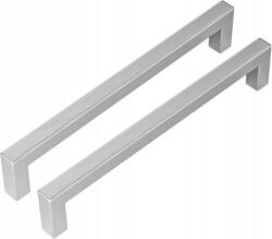  10 db Goldenwarm 204 mm-es bútorfogantyú, szálcsiszolt rozsdamentes acélból (LSJ12BSS19220pieceDE)