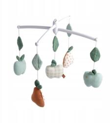 Sauthon zenélő körhinta kiságyba Botanica gyümölcs zenedobozzal (JDMM1)