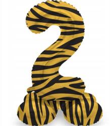 Folat Fólia lufi "Cifra 2 álló Tigris csíkok", Folat, 17