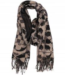 Agrafka Meleg, stílusos sál mozaikmintával, fényes fonallal, puha, sima, 180x70 cm (5905756084524)