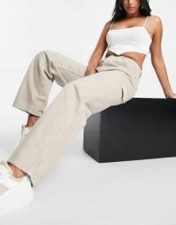 Asos Design Cargo egyenes szárú farmernadrág bézs 30/32