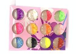 Global Fashion Set 12 paiete decorative pentru unghii, rotunde