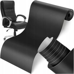 MEMFLOW Öntapadós Bőr Öko Bőr 140x50 CM Kárpitozott Ragasztó Folt Fekete (SZTUCZNA SKÓRA SAMOPRZYLEPNA SKAJ TAPICERSKA)