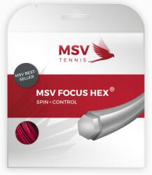 MSV Racordaj tenis MSV Focus Hex (12 m) - red (5131/4803/4913/2739)