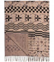 Agrafka Meleg, stílusos sál mozaikmintával, fényes fonallal, puha, sima, 180x70 cm (5905756084494)