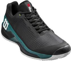 Wilson Încălțăminte bărbați Wilson Rush Pro 4.0 Blade Clay - black/black/deep teal (WRS333350)