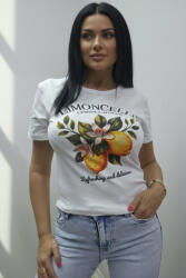 Norafashion Csinos Limoncello mintás női póló (4) (415580)