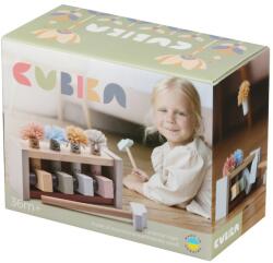 Cubika Jucarie din lemn, Cubika - Claunii saritori - Pastel (KR-15948)