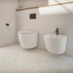 Omnires Set vas wc si bideu suspendat cu capac softclose Omnires Ottawa rimless (OTTAWAMWBP+OTTAWABIBP)