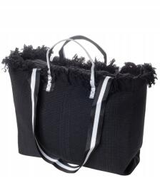 Agrafka Kötött, nagyméretű táska fodros díszítéssel, nagyon tágas, unisex méret (5905756036394)