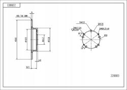 Hart Féktárcsa Hart 228 883