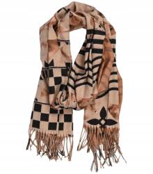 Agrafka Meleg, stílusos sál mozaikmintával, fényes fonallal, puha, sima, 180x70 cm (5905756084500)