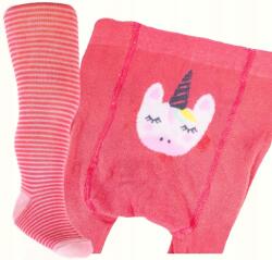YOCLUB Pamut Csecsemő Harisnyanadrág Unikornis 80/86 Abs (RAB-0003)