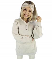 Agrafka Meleg, sima, túlméretezett Janet kapucnis pulóver, unisize (5905756023240)