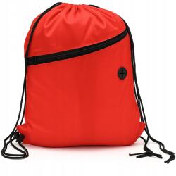  Zsinóros zsák piros cipzáras zseb fülhallgató kimenet (B0FMDGSC2W)