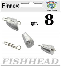  5 X Finnex Fishhead 8 gr 0, 8 mm-es drót (FISHHEAD 8)