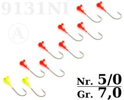 VMC 10 X Tőkehal Jig Ugró VMC 9131 Nr. 5/0 7gr A (9131 NI 5/0 -7,0 A)