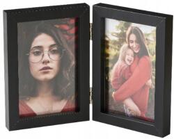Ertom Két képkeret 15x23 csuklós fekete elegáns Ajándék (SW2681b Multi-Swing)
