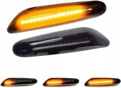  Hacreyatu Smoke Led oldalsó irányjelzők "folyó" hatással, 12V - füstszínű lencse