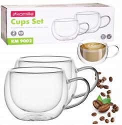 Kamille Termikus Poharak dupla aljú kávéscsésze szett 2x300ml Kamille (KM9002)