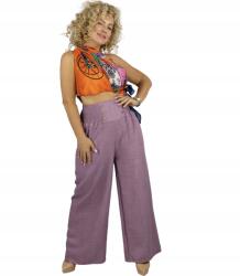 Agrafka Laza női nadrág palazzo széles szárú magas derekú Lena unisize (5902601711598)