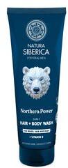 Natura Siberica „Northern Power 3 az 1-ben tusfürdő, haj- és szakállmosó férfiaknak 200ml