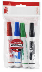 ICO Táblamarker 3mm 4-es Klt Mágneses és Filces Markeraser Multifunkcionális Ico (9580084000) - nyomtass-olcson