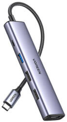 UGREEN CM478 USB-C - HDMI + USB-A 3.0 + USB-A 2.0 + PD adapter szürke (15495) (15495)