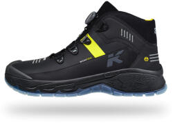 HKS bakancs RS 275 Boa fekete/sárga S3 SRC ESD (DT-HKS-RS-275-BOA)