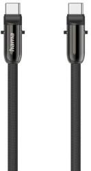 Hama Кабел за зареждане, USB-C, 2 в 1 с връзка за телефон, 1.2 m, черен (HAMA-201751) - megamag