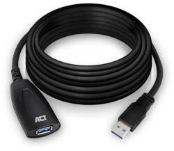 ACT USB 3.2 Gen 1 Удължителен активен кабел USB-A-USB-A, 5м/ вкл. до 4хAC6005USB/ (EWENT-ACT-CAB-AC6105) - megamag