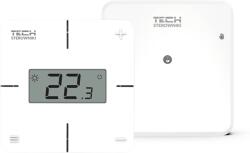 TECH Termostat wireless Wi-Fi, TECH EU-T-2X WIFI, temperatură și umiditate, senzor pardoseală opțional, contact 230/24 V (EU-T-2X WIFI)