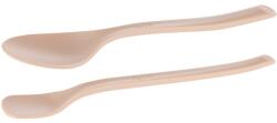 LOVI Set of Spoons linguriță Nude 2 buc Set pentru masa bebelusi