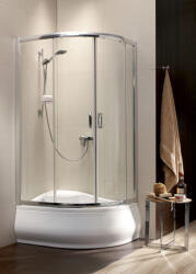 Radaway Premium Plus E1700 íves zuhanykabin 120x90 grafit