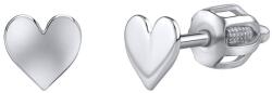 Silvego Ezüst fülbevaló Lia bedugós szívecskék csavarral SILVEGOB70270BDS